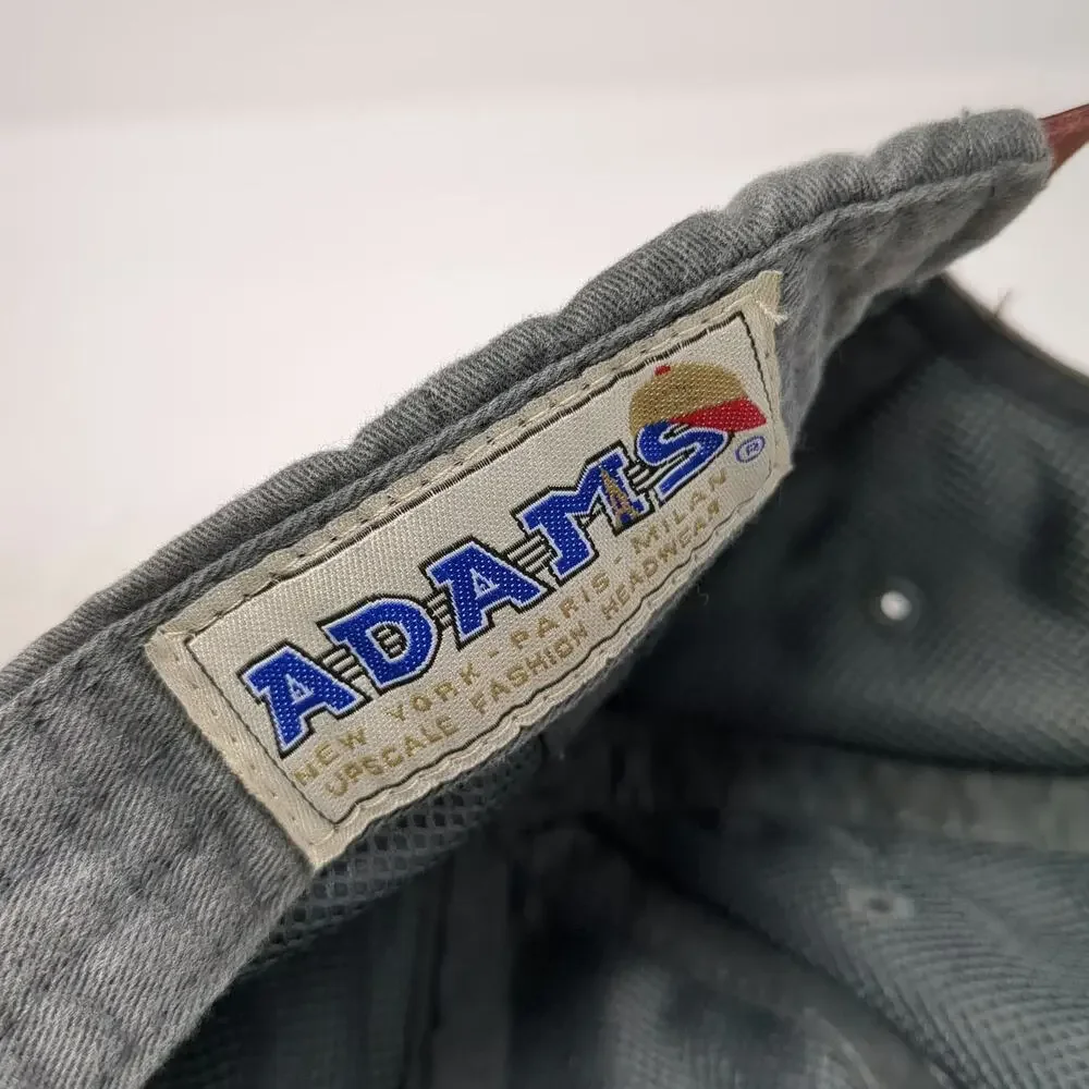 Adams Baseball Cap Gray One Size Advanced Tank Testing Services Slideback Hat